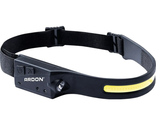 LED čelovka ARDON 350lm, USB-C, bezdotykové ovládání