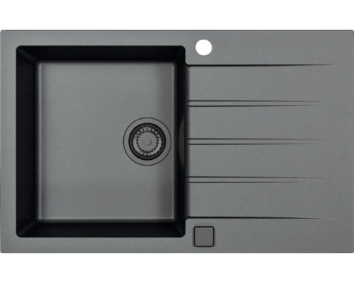 Granitový dřez s odkapávací plochou