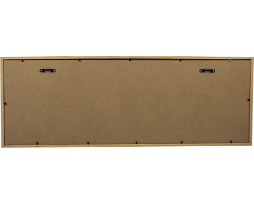 Zadní strana dřevěného rámu na obrazy s věšáky