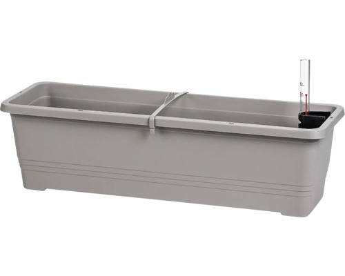 Obdélníkový truhlík s ukazatelem zavlažování pro zahradu nebo terasu