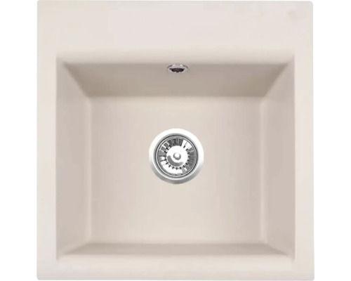 Kamenný dřez s odtokovou armaturou