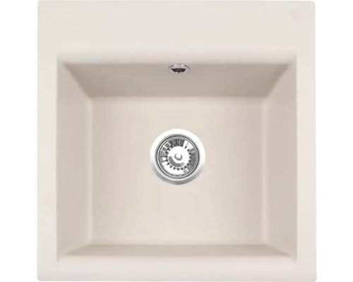 Kamenný dřez s odtokovou armaturou