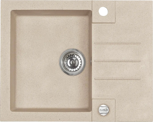 Kamenný dřez s odkapávací plochou