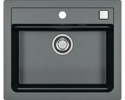 Kompozitový dřez s odkapávací plochou a sítkovým ventilem