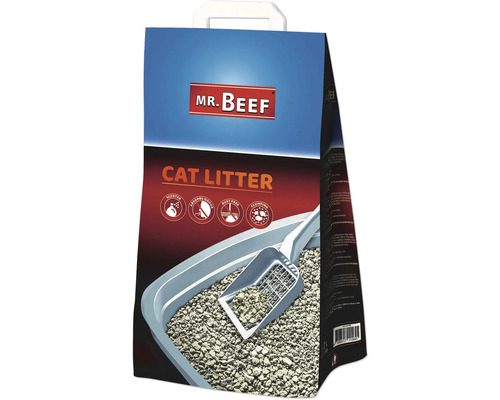 Mr. Beef stelivo pro kočky v pytli s vůní, pohlcováním pachů, bezprašností a hrudkováním Mr. Beef stelivo pro kočky v pytli s vůní, pohlcováním pachů, bezprašností a hrudkováním