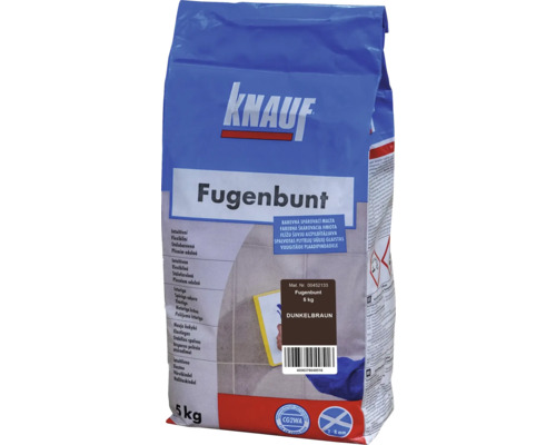 Spárovací hmota KNAUF Fugenbunt Dunkelbraun, 5 kg, tmavě hnědá