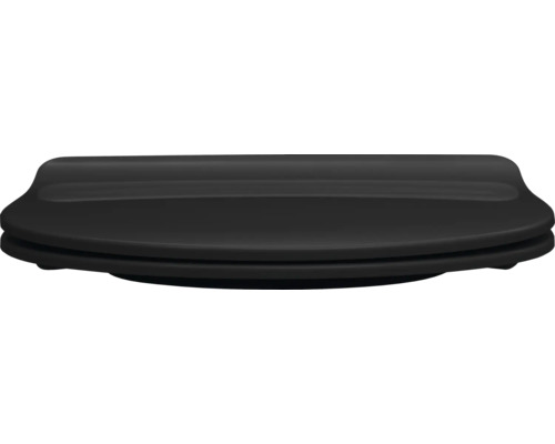 Černé záchodové prkénko