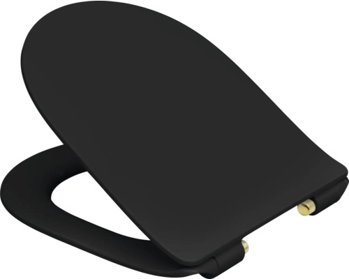 Černé WC sedátko