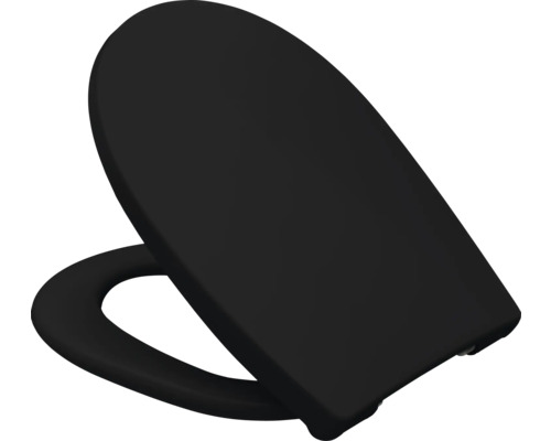 Černé záchodové prkénko