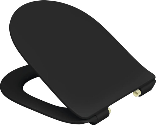 Černé záchodové prkénko