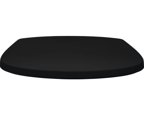 Černé WC sedátko z plastu