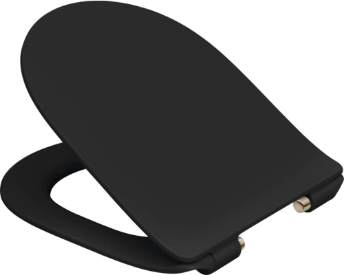 Černé záchodové prkénko