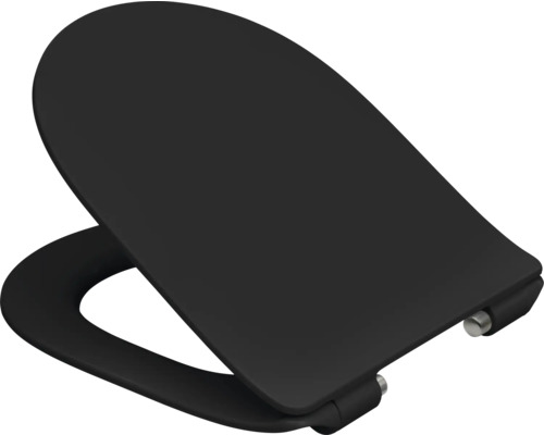 Černé WC sedátko