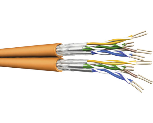 Datový kabel Duplex CAT7 S/FTP 50m