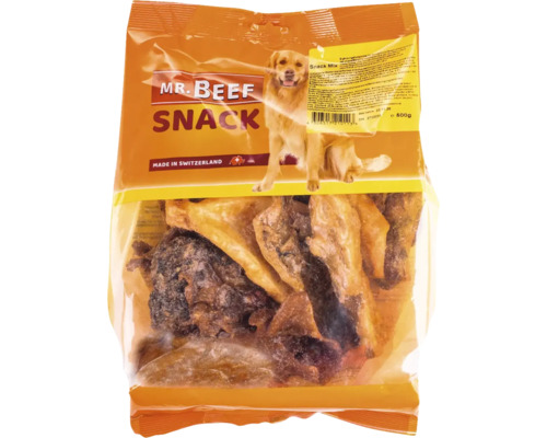 Pamlsky pro psy Mr. Beef Natura žvýkací směs 500 g Mr. Beef Snack Mix pro psy v 600gramovém balení