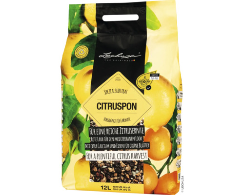 Lechuza Citruspon speciální substrát v 12litrovém balení pro pěstování citrusových plodů