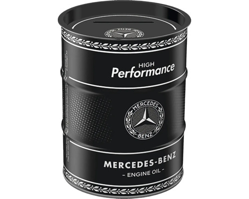 Spořitelna v designu olejového bubnu od Mercedes-Benz
