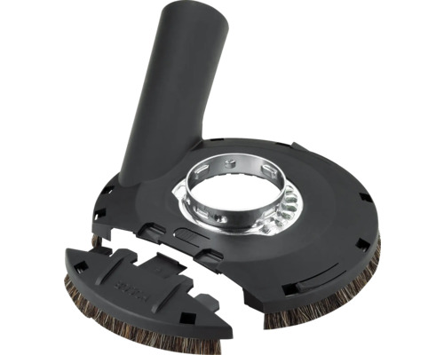 Odsávací kryt pro úhlovou brusku s kartáčovým věncem