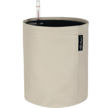 Béžový květináč s ukazatelem hladiny vody