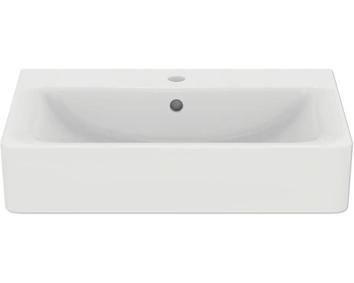 Bílé keramické umyvadlo do koupelny