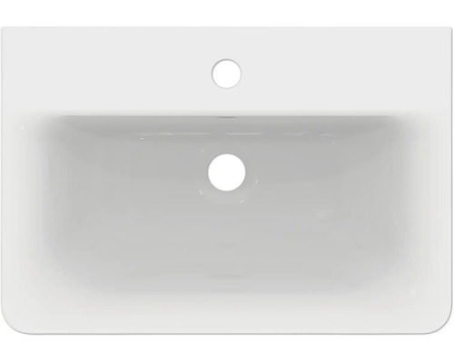 Keramické umyvadlo s otvorem pro kohoutek a přepadem