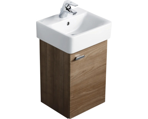 Umyvadlo se skříňkou a baterií