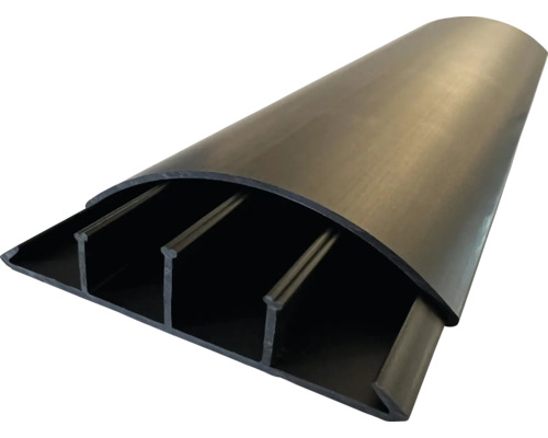 Plastový kabelový kanál v půlkruhovém tvaru