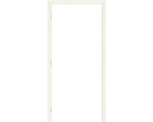 Bílé interiérové dveře s dřevěným rámem