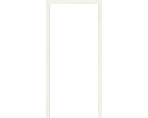 Bílé interiérové dveře s dřevěným rámem