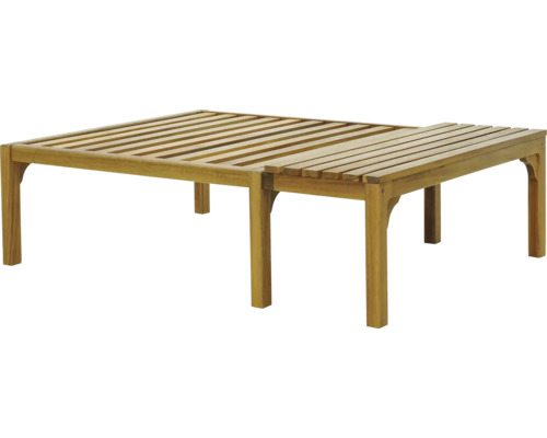 Zahradní stůl z dřeva s lamelovým roštem