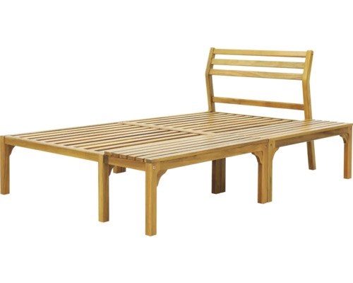 Dřevěná zahradní lavice s opěradlem