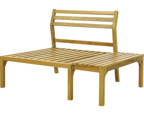 Dřevěná zahradní lavice s opěradlem