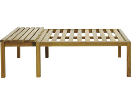 Teakové zahradní nábytek s lamelovým roštem