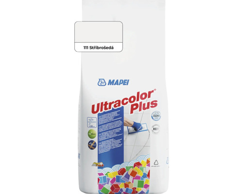 Spárovací hmota Mapei Ultracolor Plus 111 stříbrno-šedá, 2 kg