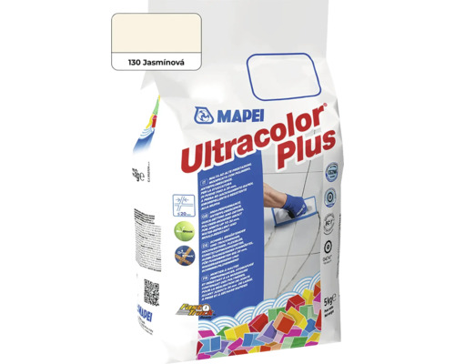 Spárovací hmota Mapei Ultracolor Plus 130 jasmínová, 5 kg Mapei spárovací hmota Ultracolor Plus pytlované zboží