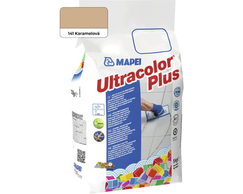 Spárovací hmota Mapei Ultracolor Plus 141 karamelová, 5 kg Spárovací hmota Mapei Ultracolor Plus v pětikilogramovém balení