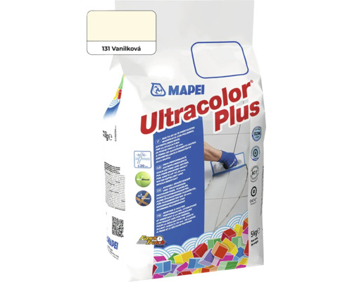 Spárovací hmota Mapei Ultracolor Plus 131 vanilková, 5 kg Mapei Ultracolor Plus flexibilní spárovací hmota 5 kg balení