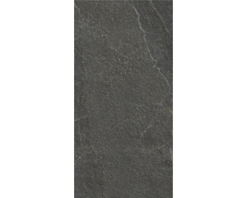 Tmavá kameninová dlaždice s matným povrchem