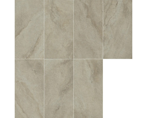 Několik podlahových dlaždic s kamenným vzhledem