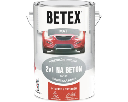 Barva na beton Betex 2V1 S2131 5 kg 0840 červenohnědý