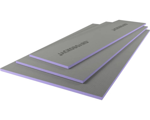 Tři stavební desky Jackoboard naskládané na sobě