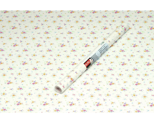 Dekorační fólie s květinovým vzorem na roli