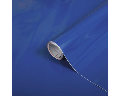 Samolepící fólie D-C-FIX lakovaná uni modrá 45x200 cm