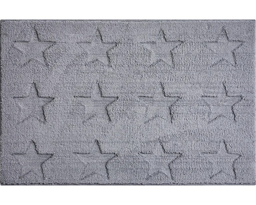 Koberec do koupelny Grund STARS 60 x 90 cm šedá