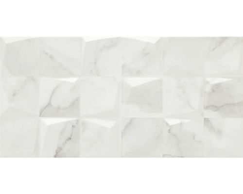 Dekor imitace mramoru Pune Cuadros Blanco 30 x 60 cm