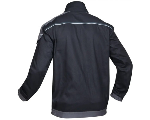 Pracovní bunda s dlouhými rukávy, reflexními pruhy a límcem