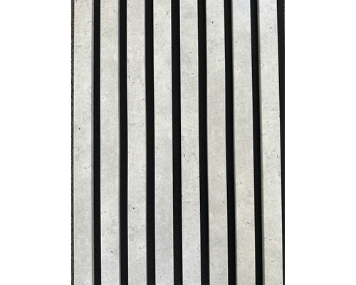 Akustický panel beton, šíře lamely 38 mm, 20x450x2650 mm