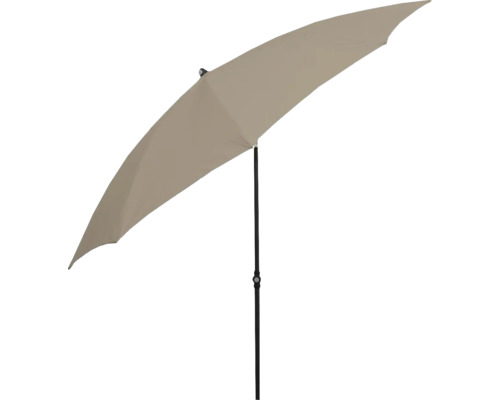 Zahradní slunečník s černým stojanem