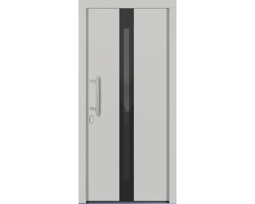 Vchodové dveře s klikou a skleněnou výplní