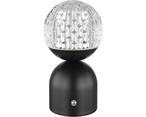 LED stolní lampa Globo 21007S JULSY 2,5W 173lm 2700-6500K černá dobíjecí